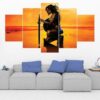 Wonder Woman 6 - Dc 5 Panel Canvas Art Wall Decor