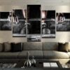Workout - Sport 5 Panel Canvas Art Wall Decor