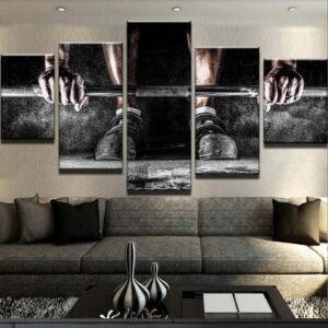 Workout - Sport 5 Panel Canvas Art Wall Decor