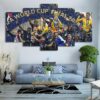 World Cup 2018 Victory Moment Of The Champion France - Sport 5 Panel Canvas Art Wall Decor