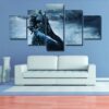 World Of Warcraft 21- Gaming 5 Panel Canvas Art Wall Decor