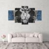 World Of Warcraft Alliance 2 - Gaming 5 Panel Canvas Art Wall Decor