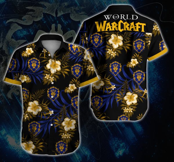 World Of Warcraft Hawaiian Shirt Summer Button Up World Of Warcraft Hawaiian Shirt Summer Button Up