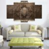 Wow Alliance - Abstract 5 Panel Canvas Art Wall Decor