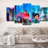 Wreck It Ralph Large - Cartoon 5 Panel Canvas Art Wall Decor