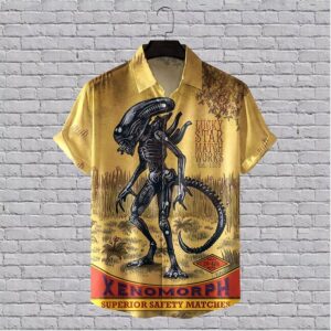 Xenomorph Match Hawaiian Shirt – Limited Edition