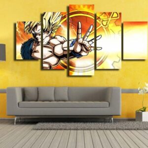 Xenoverse - Anime 5 Panel Canvas Art Wall Decor