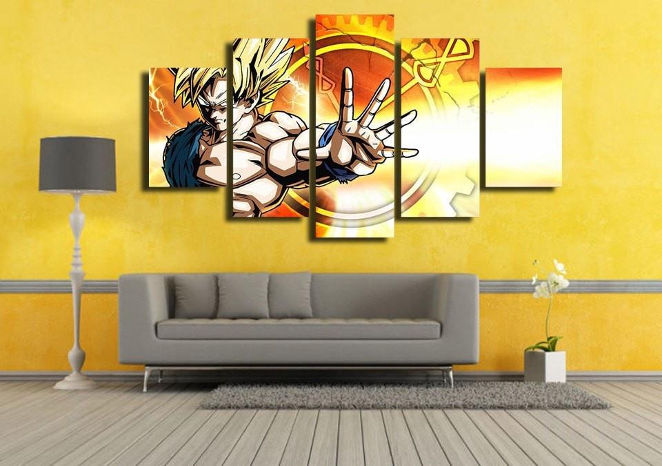Xenoverse - Anime 5 Panel Canvas Art Wall Decor Xenoverse - Anime 5 Panel Canvas Art Wall Decor