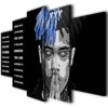 Xxxtentacion Quotes Custom - Abstract 5 Panel Canvas Art Wall Decor