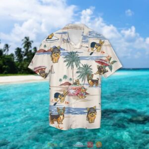 Yorkie Summer Beach Hawaiian Shirt – Limited Edition