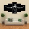 Young Man With His Arms Stretched Out - Sport 5 Panel Canvas Art Wall Decor