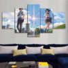 Your Name 01 - Anime 5 Panel Canvas Art Wall Decor