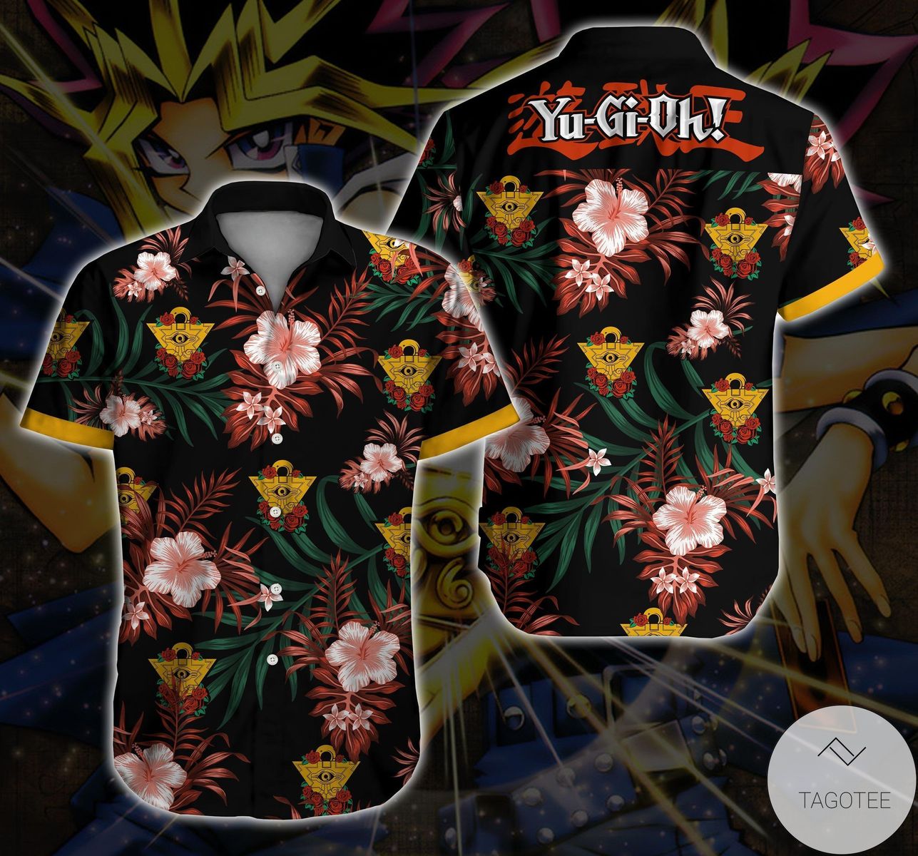 Yugi Yugioh! Hawaiian Shirt – Tagotee Yugi Yugioh! Hawaiian Shirt – Tagotee