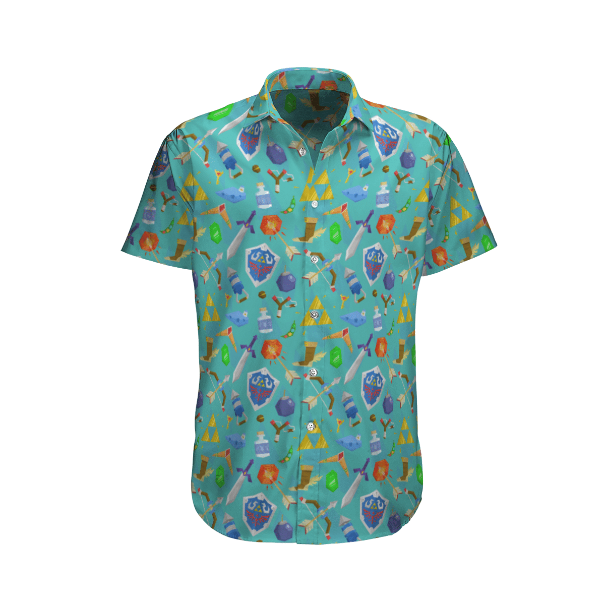 Zelda Items Hawaiian Shirt – Limited Edition Zelda Items Hawaiian Shirt – Limited Edition