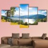 Zeller Lake In Salzburg Austria - Nature 5 Panel Canvas Art Wall Decor