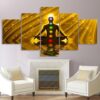 Zen menditation fantastic - Abstract 5 Panel Canvas Art Wall Decor