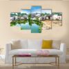 Zhuge Bagua Village Scenic Area - Nature 5 Panel Canvas Art Wall Decor