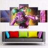 Zoey Girl Fortnite - Gaming 5 Panel Canvas Art Wall Decor