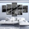 Zombie Survival Guide - Army 5 Panel Canvas Art Wall Decor