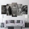 americanos - Abstract 5 Panel Canvas Art Wall Decor