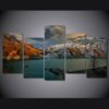 amirkabir dam - Nature 5 Panel Canvas Art Wall Decor