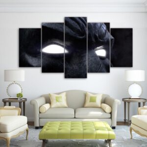 arkham batman -D C 5 Panel Canvas Art Wall Decor