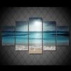 beach ocean sea - Nature 5 Panel Canvas Art Wall Decor