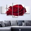 brilliant flower 3 - Nature 5 Panel Canvas Art Wall Decor