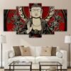 buddha meditation zen - Religion 5 Panel Canvas Art Wall Decor