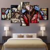 christ christian 01 - Christianity 5 Panel Canvas Art Wall Decor