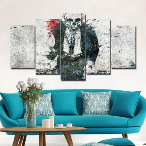 dead man walking - Abstract 5 Panel Canvas Art Wall Decor