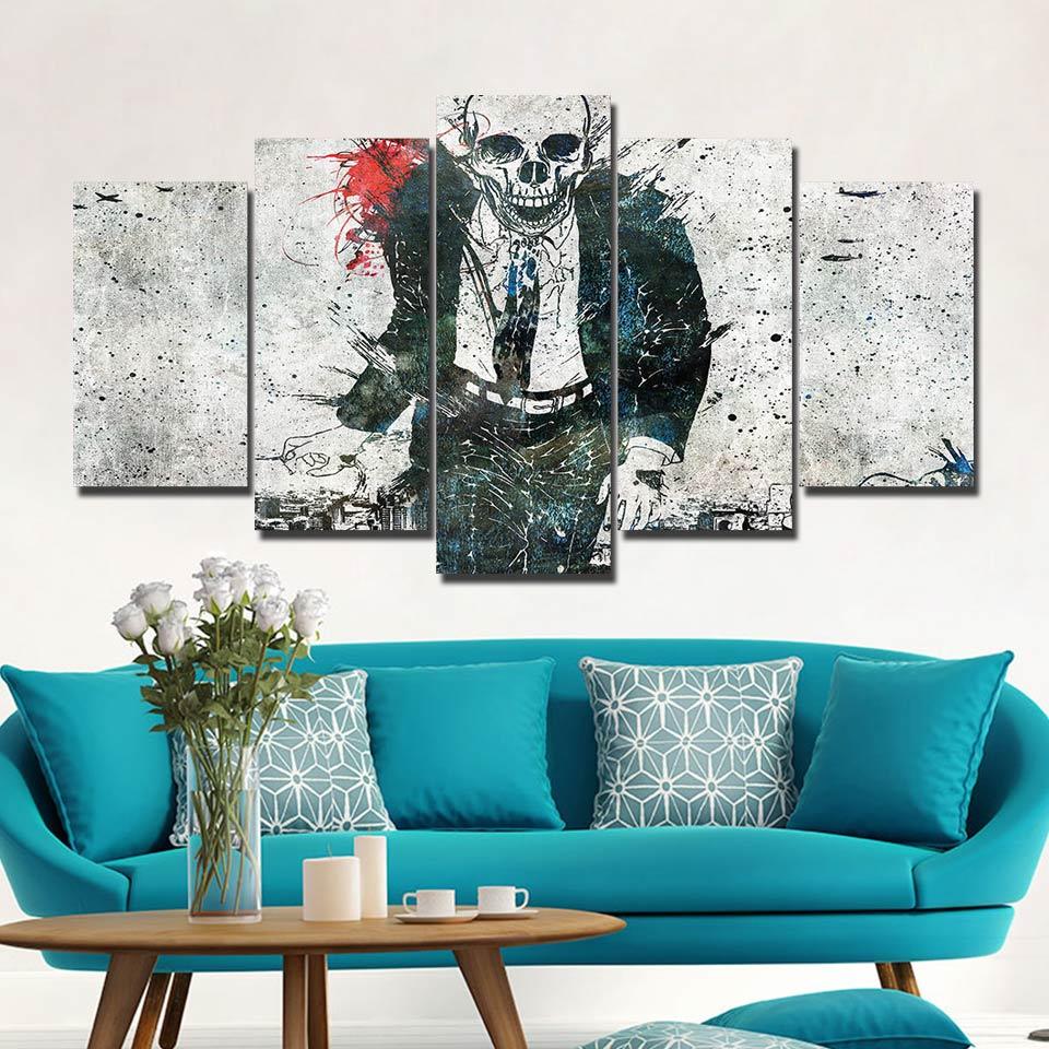 dead man walking - Abstract 5 Panel Canvas Art Wall Decor dead man walking - Abstract 5 Panel Canvas Art Wall Decor