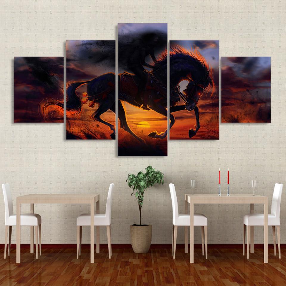 deadpool Magic Horse - DC 5 Panel Canvas Art Wall Decor deadpool Magic Horse - DC 5 Panel Canvas Art Wall Decor
