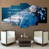 hester bennington - Music 5 Panel Canvas Art Wall Decor