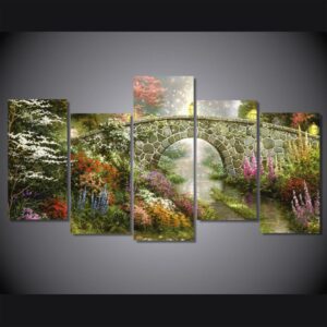 magic nature 10 - Nature 5 Panel Canvas Art Wall Decor
