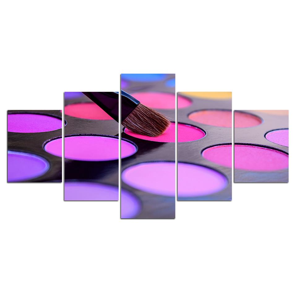 make up still life 01 - Abstract 5 Panel Canvas Art Wall Decor make up still life 01 - Abstract 5 Panel Canvas Art Wall Decor