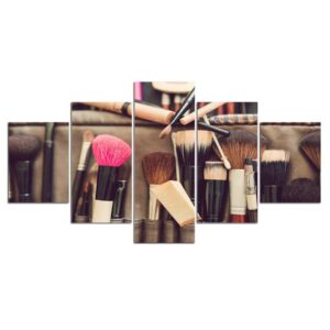 make up - Abstract 5 Panel Canvas Art Wall Decor