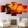 music artistic musician - Music 5 Panel Canvas Art Wall Decor