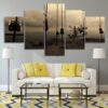 music instrument outdoor - Music 5 Panel Canvas Art Wall Decor