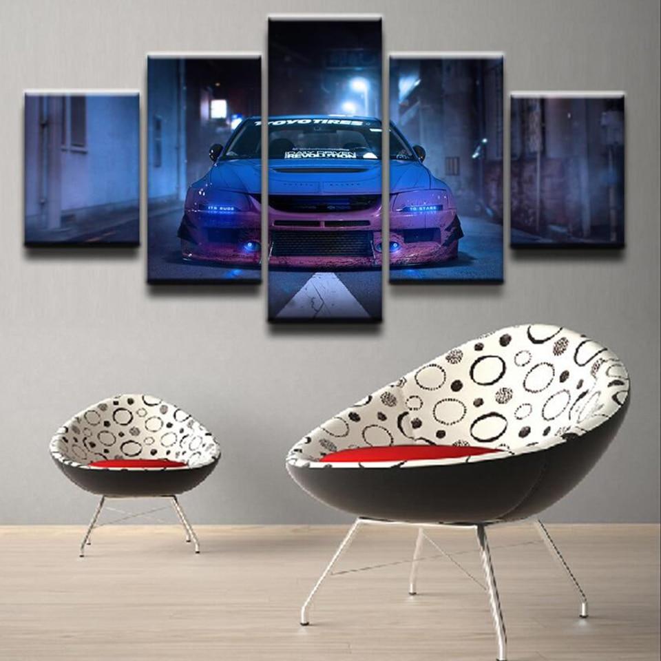 new car 1 - Automative 5 Panel Canvas Art Wall Decor new car 1 - Automative 5 Panel Canvas Art Wall Decor