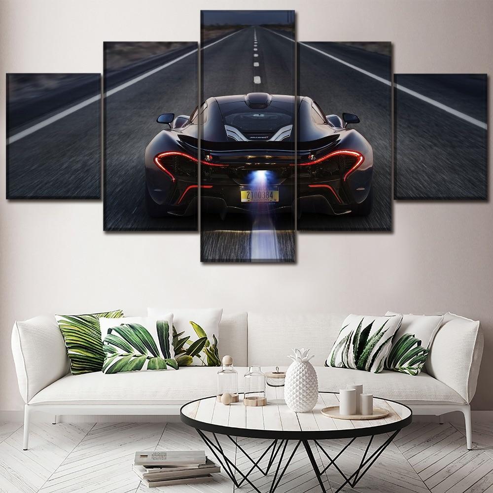 new car 5 - Automative 5 Panel Canvas Art Wall Decor new car 5 - Automative 5 Panel Canvas Art Wall Decor
