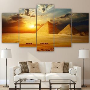 peyzazh egipet egypt kompleks - Nature 5 Panel Canvas Art Wall Decor