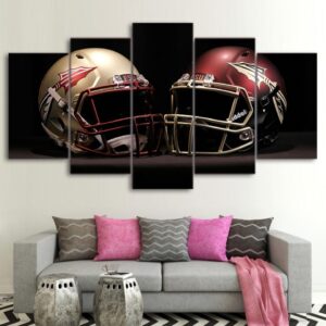 rugby helmet - Sport 5 Panel Canvas Art Wall Decor
