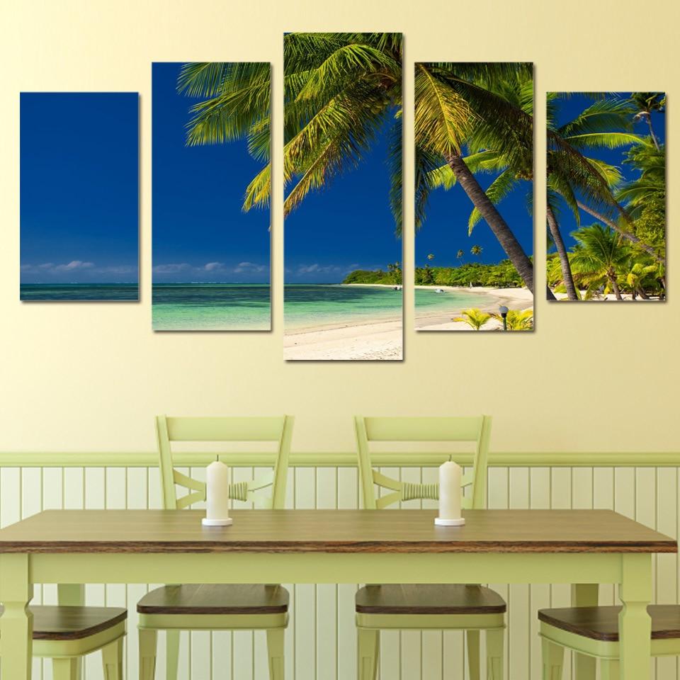 sea tree 05 - Space 5 Panel Canvas Art Wall Decor sea tree 05 - Space 5 Panel Canvas Art Wall Decor