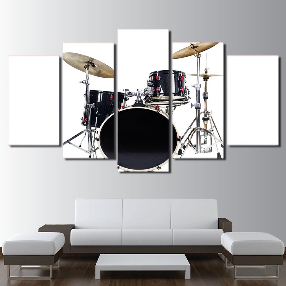 simple drum music instrument - Music 5 Panel Canvas Art Wall Decor simple drum music instrument - Music 5 Panel Canvas Art Wall Decor