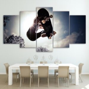 skateboard x-sports - Sport 5 Panel Canvas Art Wall Decor
