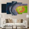 stadium aerial view - Sport 5 Panel Canvas Art Wall Decor
