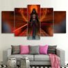 star war women soilder - Movie 5 Panel Canvas Art Wall Decor