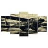 still life aircraft Vintage - Aircraft 5 Panel Canvas Art Wall Decor