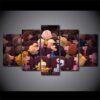 the peanuts cinema - Cartoon 5 Panel Canvas Art Wall Decor